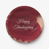 Cranberry Sauce Thanksgiving Papieren Bordje (Voorkant)