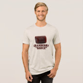 Cranberry "saus" Tri-Blend shirt (Voorkant volledig)