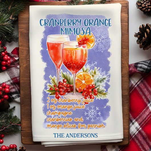Cranberry Sinaasappel Mimosa Kerstcocktail Recept Theedoek