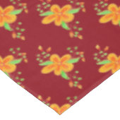 cranberry-Sinaasappel Tafelkleed (Gekanteld)