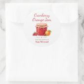 Cranberry-sinaasappeljam van de keuken van label (Tas)