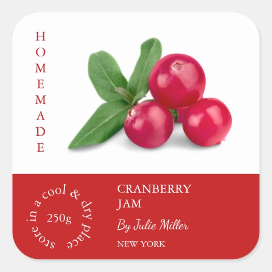 Cranberry Small Business Label (Voorkant)