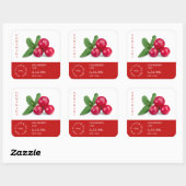 Cranberry Small Business Label (Vel)