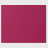 Cranberry Solid Color | Klassiek | Elegant Cadeaupapier (Vlak)
