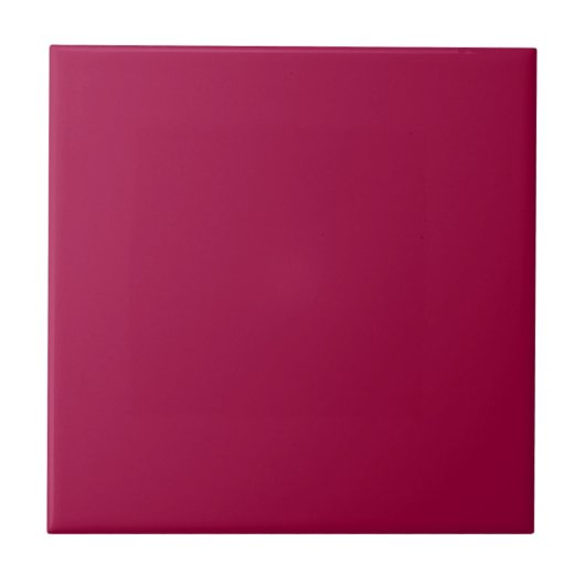 Cranberry Solid Color | Klassiek | Elegant Tegeltje (Voorkant)