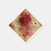 Cranberry Spice Splatter Distressed Ink Decoupage Servet (Hoek)