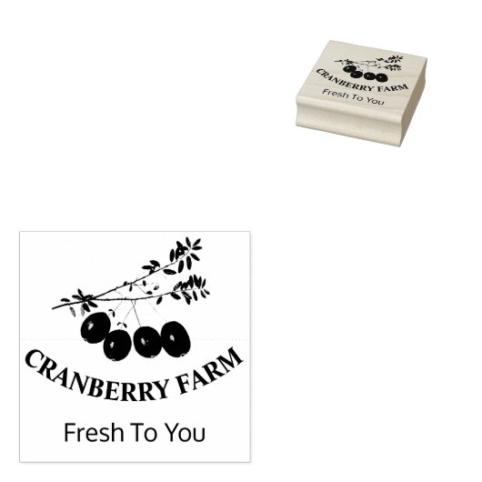 CRANBERRY Stambessen Vers Rubberstempel (Gestempeld)