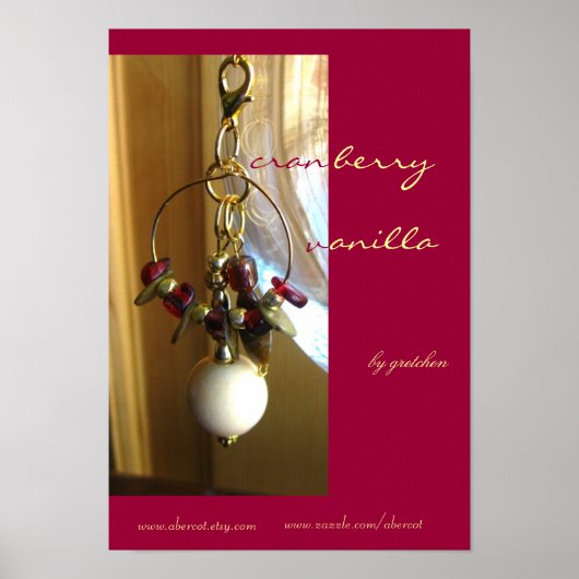 Cranberry Vanilla 2 Poster (Voorkant)