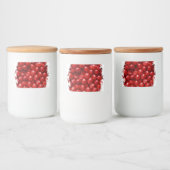 Cranberry Voedselcontainer Etiket (Flessen)