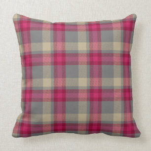 Cranberry Walsh Tartan Pset Pillow Kussen
