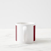 Cranberry Wine Burgundy Decor Keep Calm Jouw tekst Espresso Kop (Achterkant)