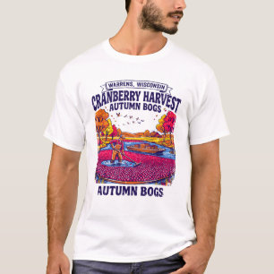 Cranberryoogst Herfst Drassige Gebieden Warrens Wi T-shirt