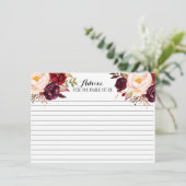 Cranberry's, Marsala, mooie Kaarten van Floral Adv (Staand voorkant)