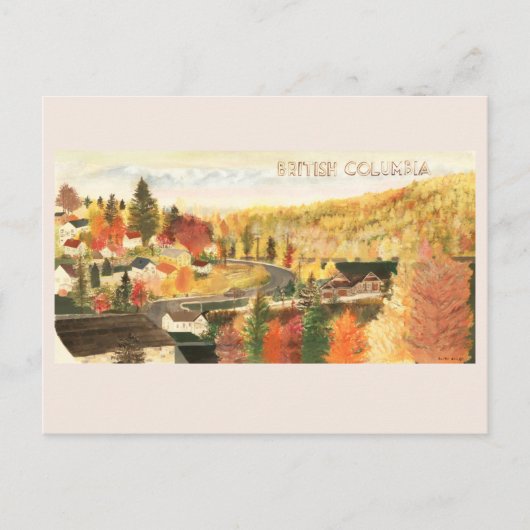 Cranbrook British Columbia Travel Briefkaart (Voorkant)