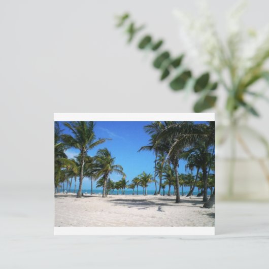 Crandon Beach Briefkaart (Staand voorkant)