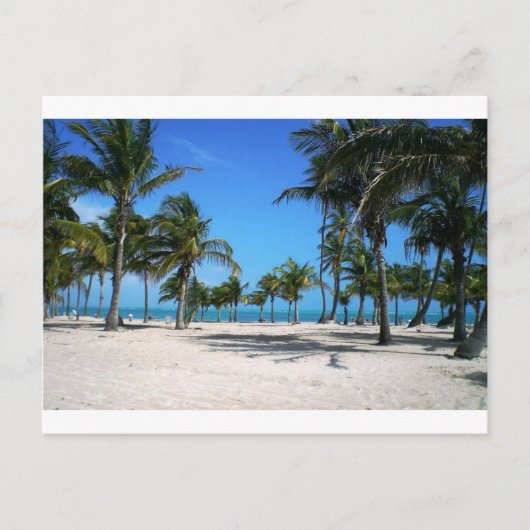 Crandon Beach Briefkaart (Voorkant)