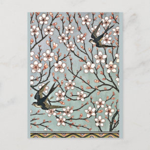 Crane - Almond Blossom en Swallows Briefkaart
