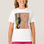 Crane and Hook Girls T-Shirt (Voorkant)