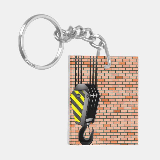 Crane and Hook Sleutelhanger (Voorkant Links)