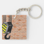 Crane and Hook Sleutelhanger (Achterkant)