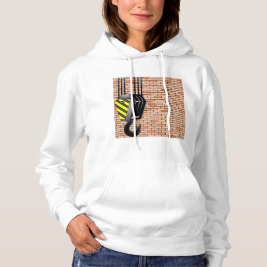Crane and Hook Womens Hoodie (Voorkant)