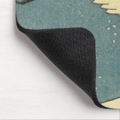 Crane and Wave, Hiroshige Mousepad Muismat (Hoek)