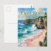 Crane Beach Barbados Briefkaart (Voorkant / Achterkant)