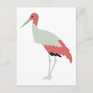 Crane Bird Briefkaart