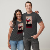 Crane Bird Retro  90 Style Japans T-shirt (Unisex)