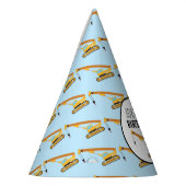 Crane Construction Truck Boy Birthday Feesthoedjes (Links)