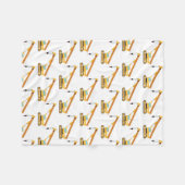 Crane Construction Truck Fleece Deken (Voorkant (Horizontaal))