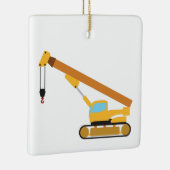 Crane Construction Truck Keramisch Ornament (Rechts)