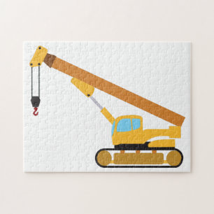Crane Construction Truck Legpuzzel