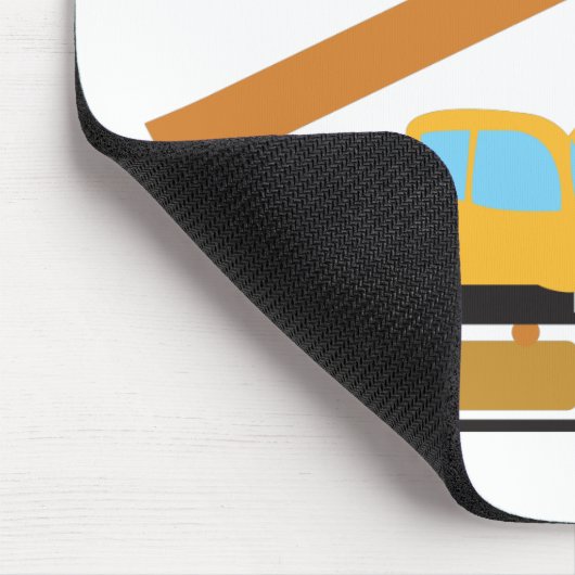 Crane Construction Truck Muismat (Hoek)