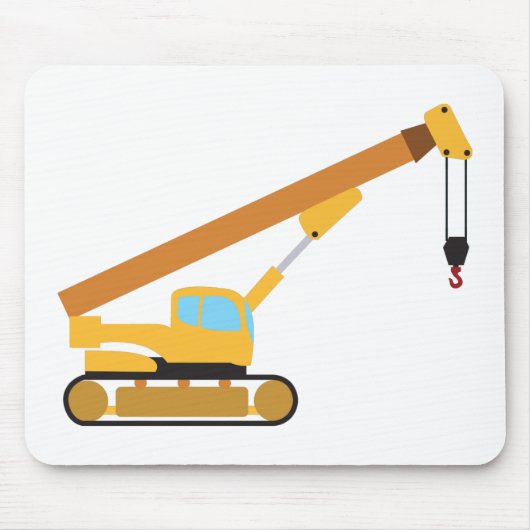 Crane Construction Truck Muismat (Voorkant)