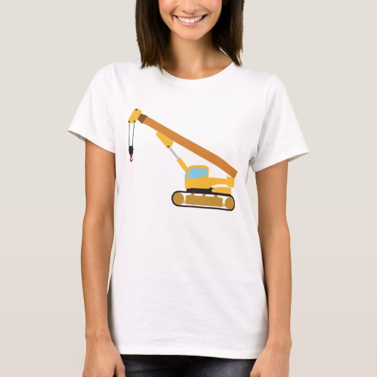 Crane Construction Truck T-shirt (Voorkant)