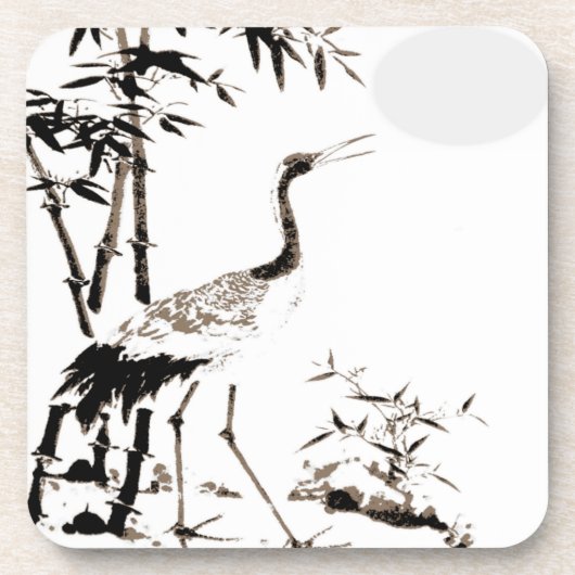 Crane Cork Onderzetter (Voorkant)