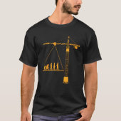 Crane driver for crane leader evolution crane dri t-shirt (Voorkant)