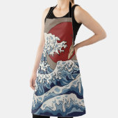 Crane en Japanse golfillustratie Traditionele C Schort (Insitu)