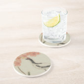 Crane en Orchid Onderzetter (Zijkant)