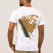 CRANE-EXPLOITANT US MAP JIGSAW PUZZLE OPERATOR T-SHIRT (Achterkant)
