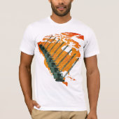 CRANE-EXPLOITANT US MAP JIGSAW PUZZLE OPERATOR T-SHIRT (Voorkant)