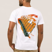 CRANE-EXPLOITANT US MAP JIGSAW PUZZLE OPERATOR T-SHIRT (Achterkant)