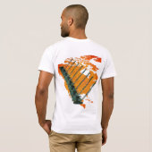 CRANE-EXPLOITANT US MAP JIGSAW PUZZLE OPERATOR T-SHIRT (Achterkant volledig)