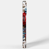 💀 Crâne Fleuri Elegant 🌸 Case-Mate iPhone Case (Achterkant / Rechts)