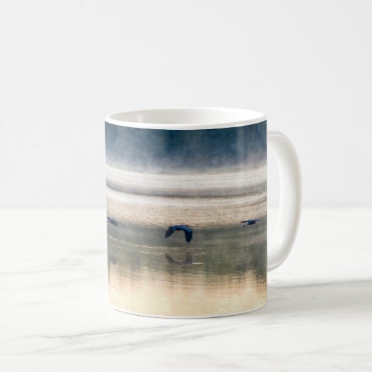 Crane Flight Painterly Coffee Mok (Voorkant rechts)