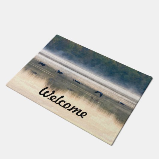 Crane Flight Painterly Welcome Doormat Deurmat (Schuin)