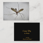 Crane Fly ATC Visitekaartje (Voorkant / Achterkant)