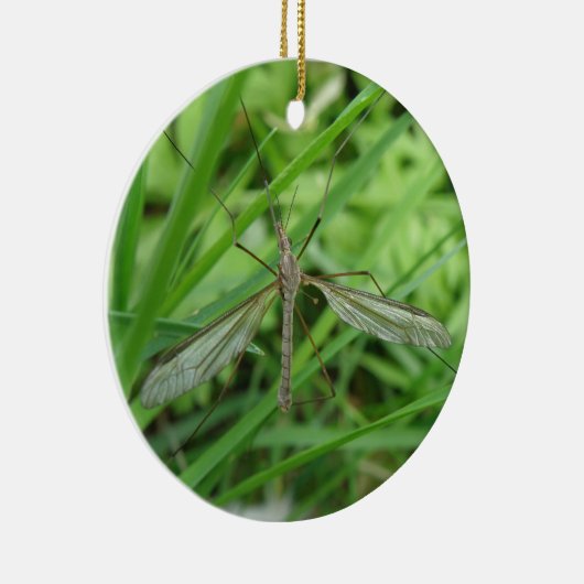 Crane Fly Custom Birthday Keramisch Ornament (Rechts)