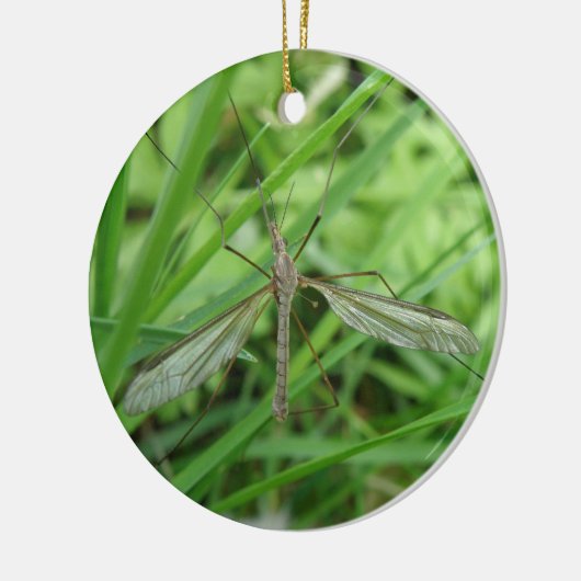 Crane Fly Custom Birthday Keramisch Ornament (Links)